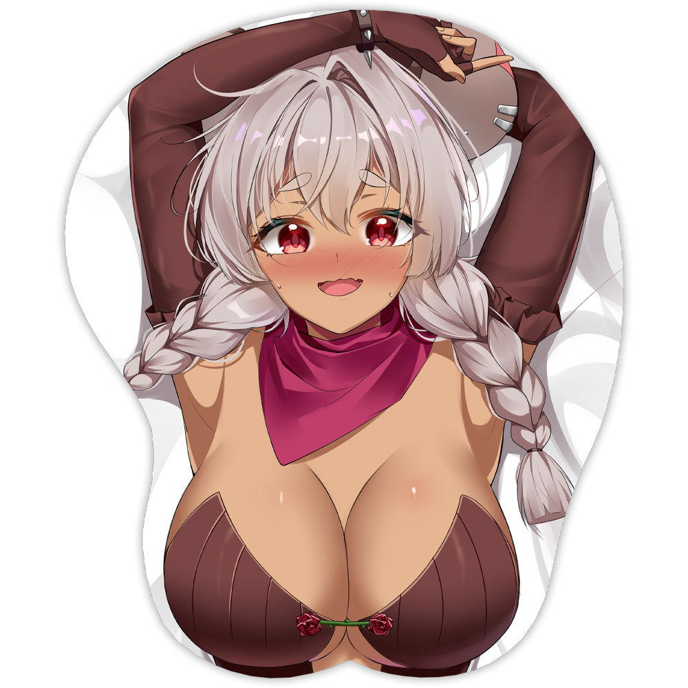 NellieAndGrits Bed Head 3D Mousepad
