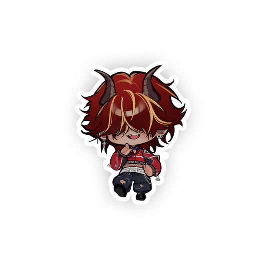 Abaddon Hair Up Chibi Sticker