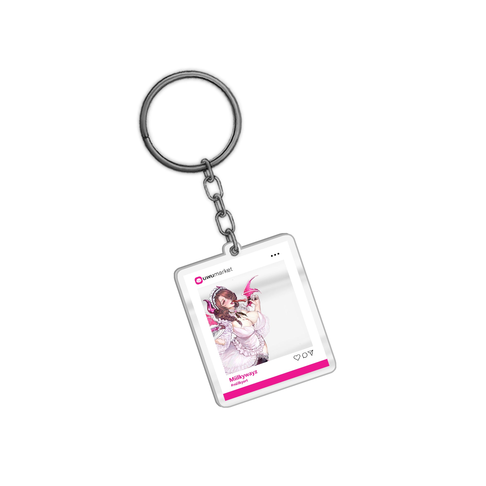 Miilkywayz Post Keychain – UwU Market