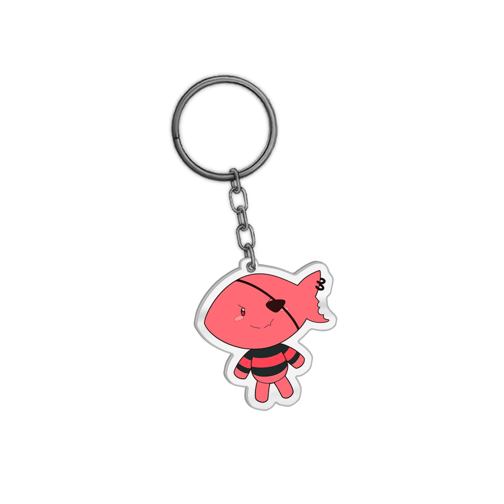 Akami Chiyo Piranha Punk Keychain