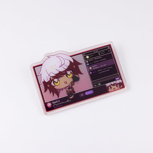 Savi Oshi Acrylic Pin