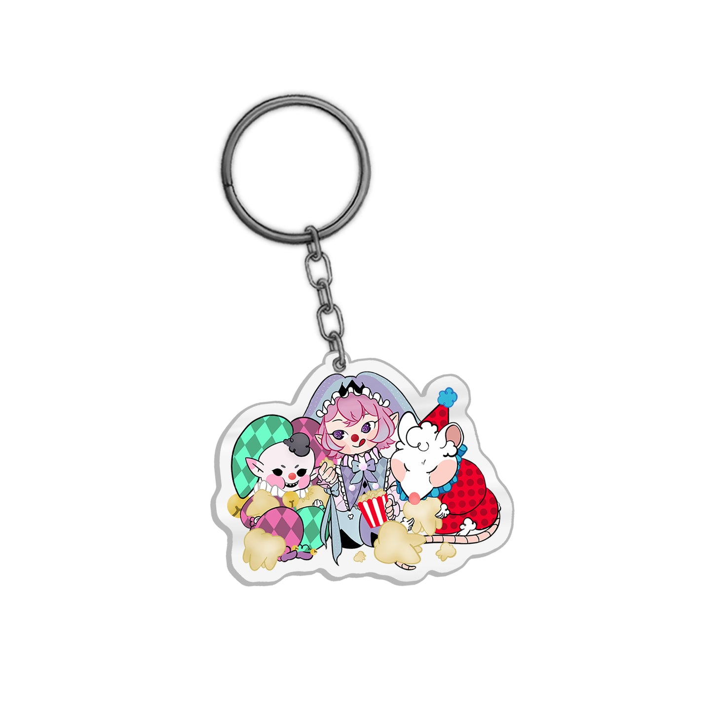 Weebotheclown Circus Friends Keychain