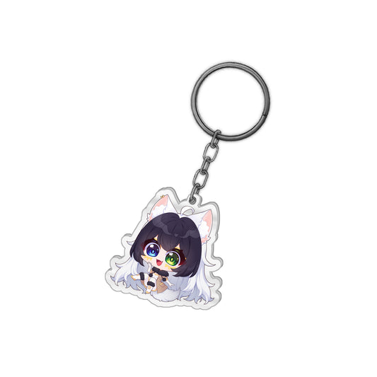 Winterwolve Chibi Excited Keychain