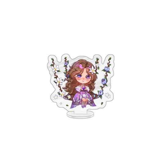 BunnyWinterLily Flower Swing Mini Standee