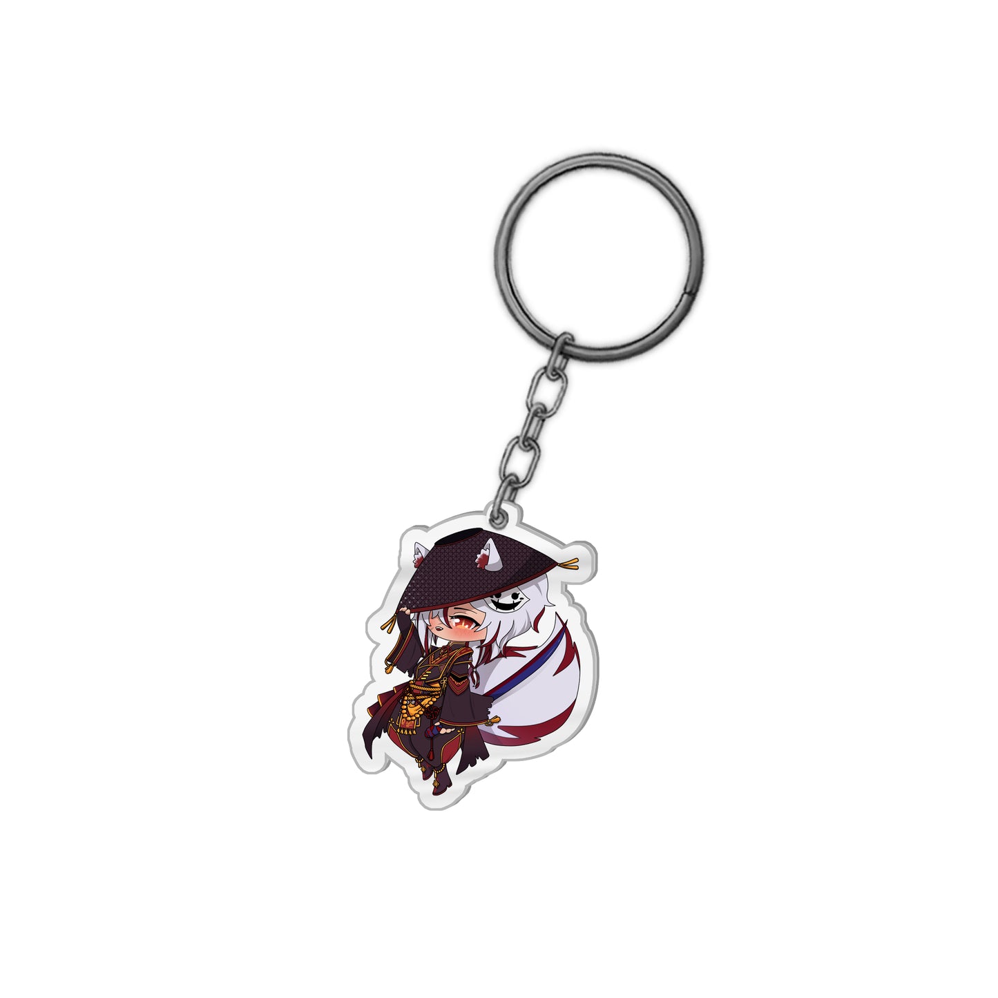 WispyVT Spirit Fox Keychain