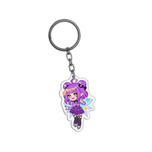 SapphireClaud 'Sparkle' Keychain