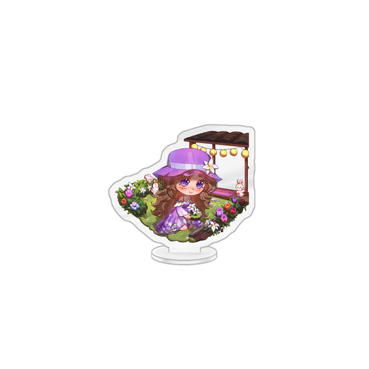 BunnyWinterLily Gardening Mini Standee