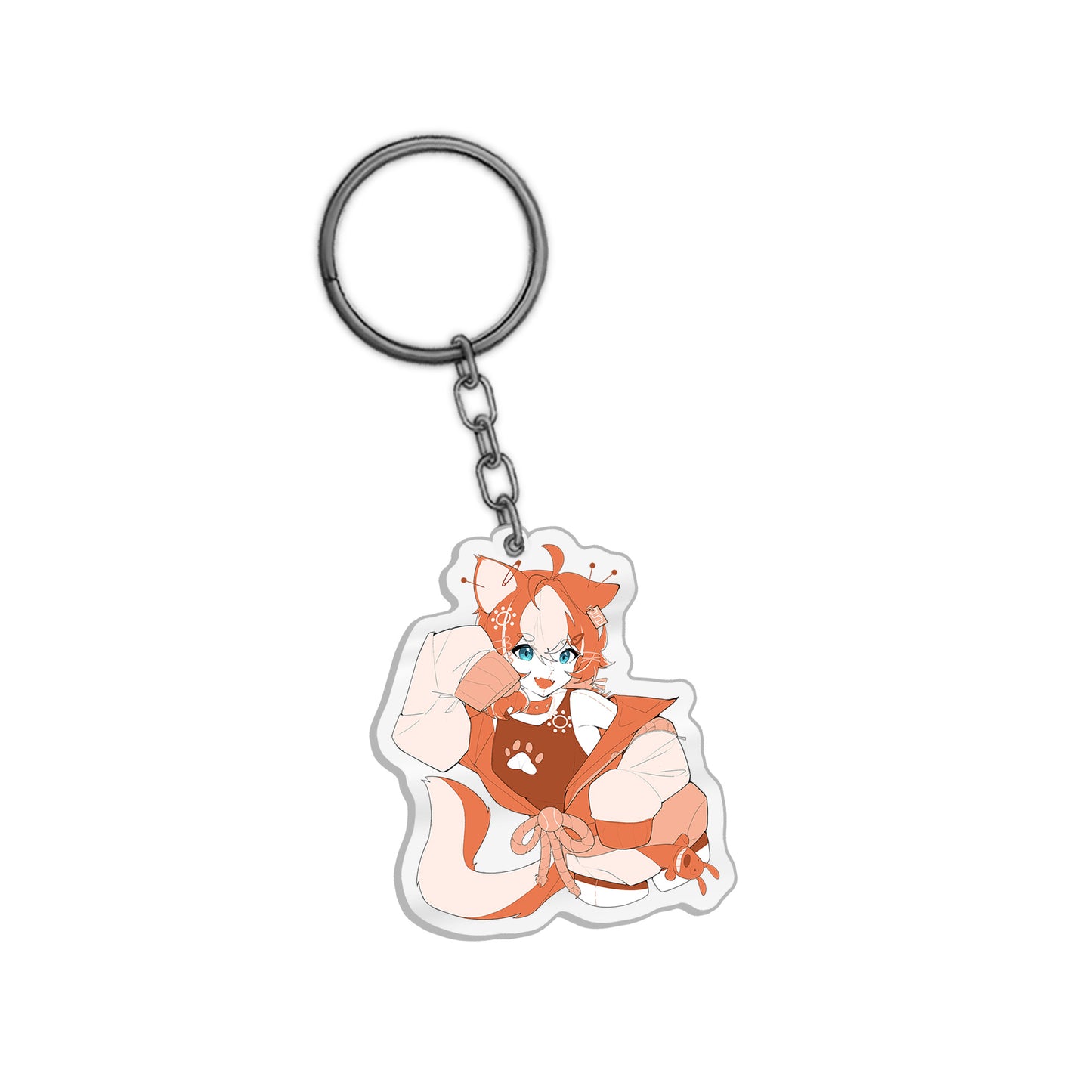 Poffiwawa Plushie Chihuahua Keychain
