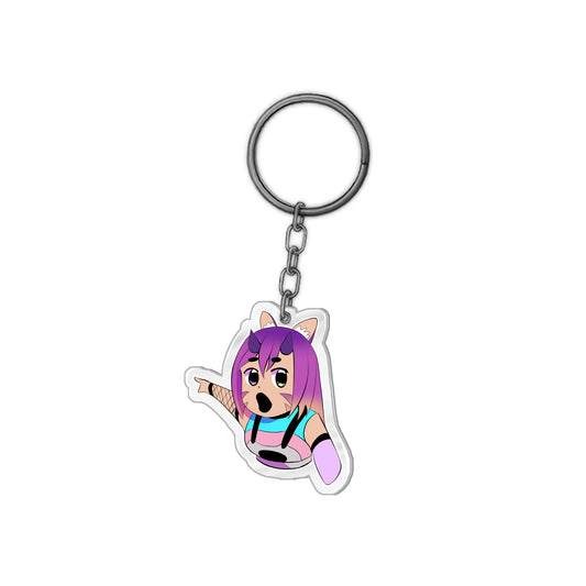 AkiFae "LOOK!" Acrylic Keychain