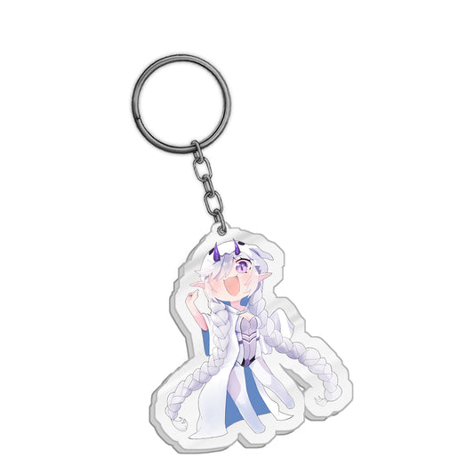 Powdur Ghost Braids Acrylic Keychain