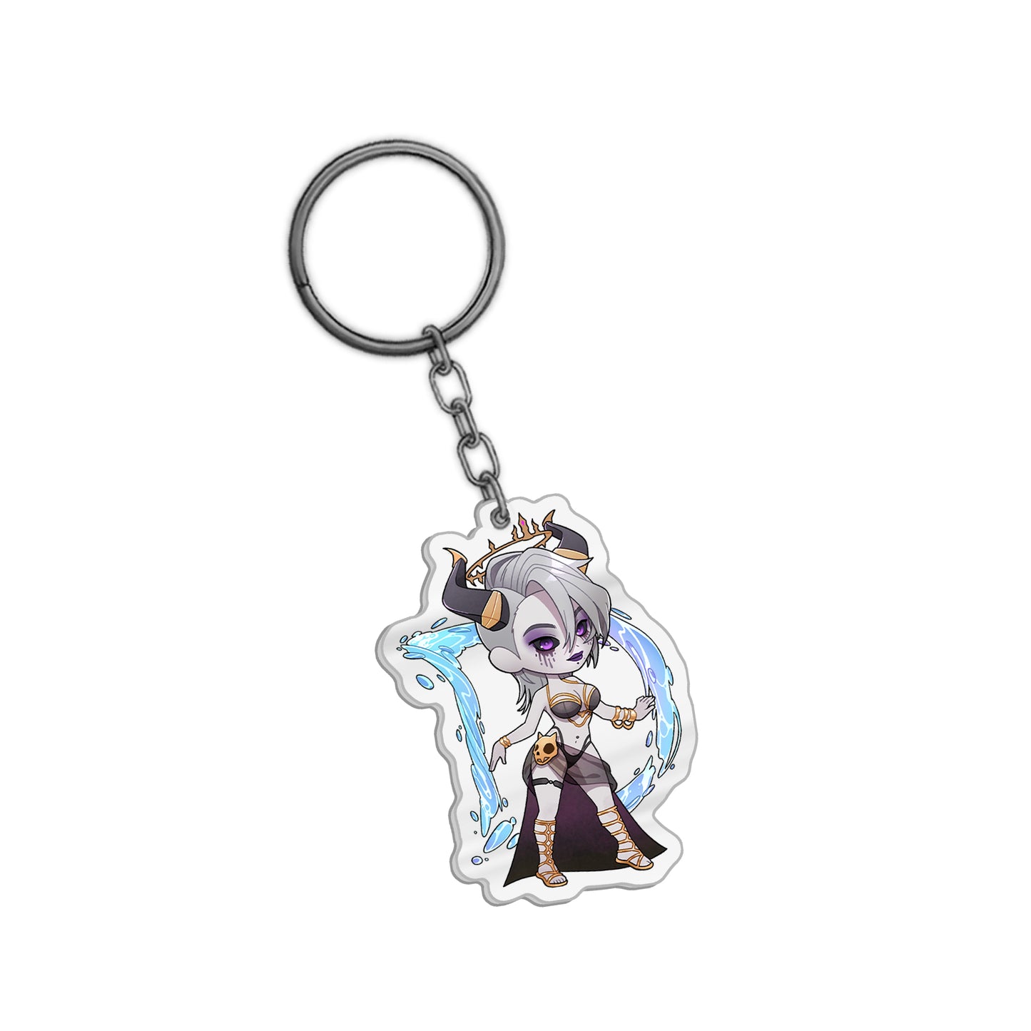 DeathBl00ms Summer Chibi Keychain