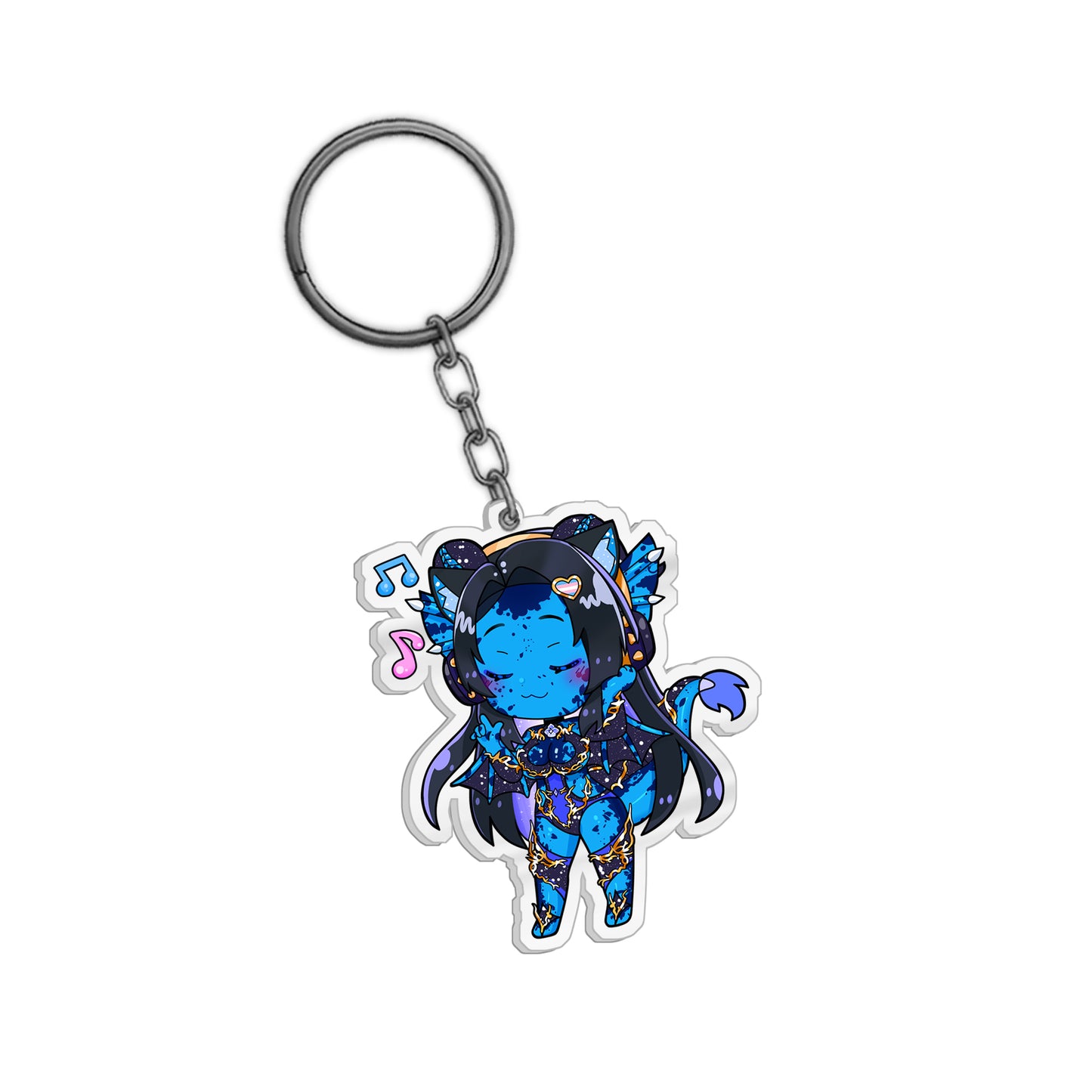 ChonkyLotus Notes Acrylic Keychain