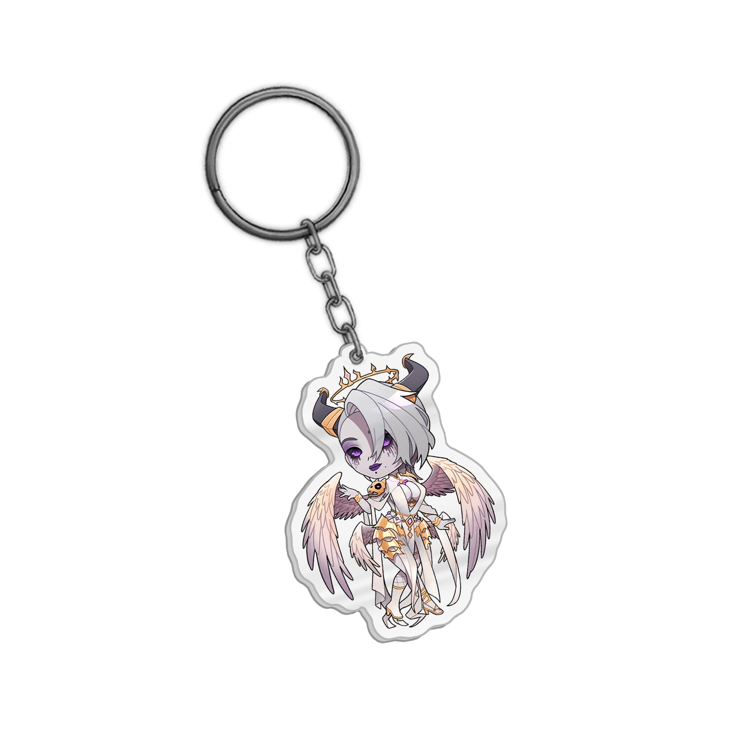 DeathBl00ms Goddess Keychain