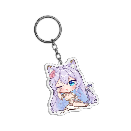 meowjennycat Sleepy Keychain
