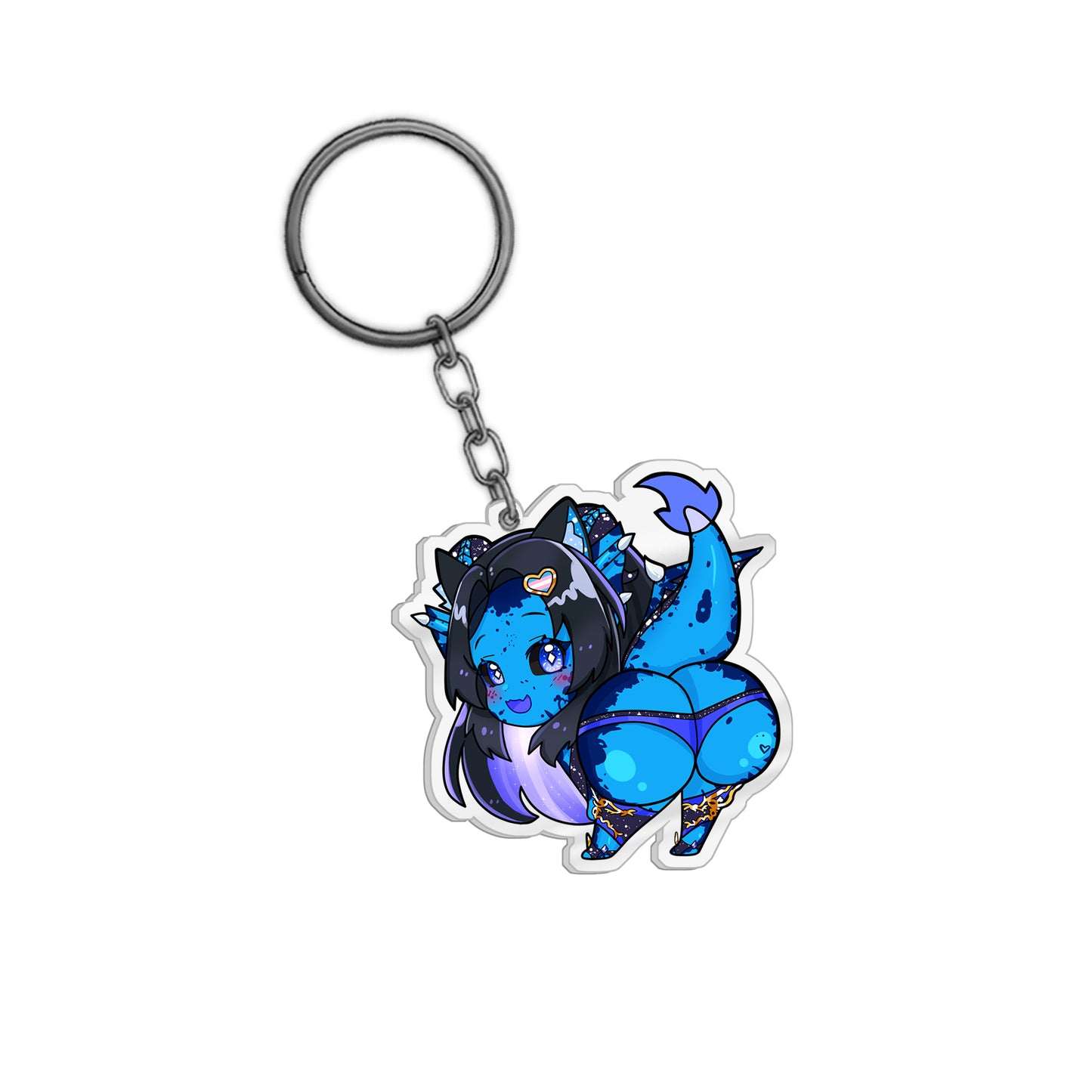 ChonkyLotus Spud Acrylic Keychain