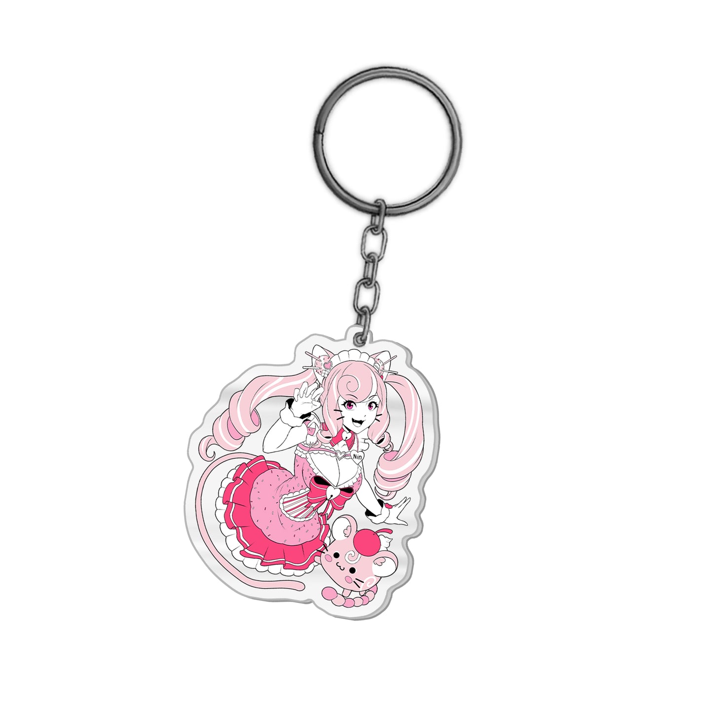 Nintendorable Ice Cream Maid Keychain