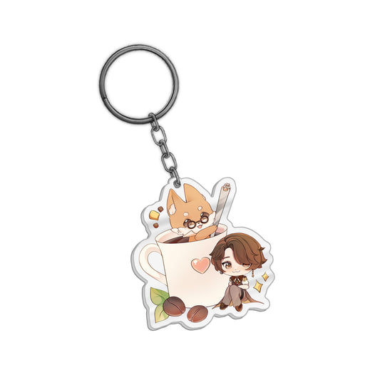 Jaijunn Coffee Chibi Keychain