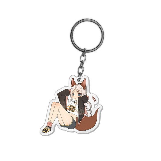 NoodleWolfVT Crunches Keychain