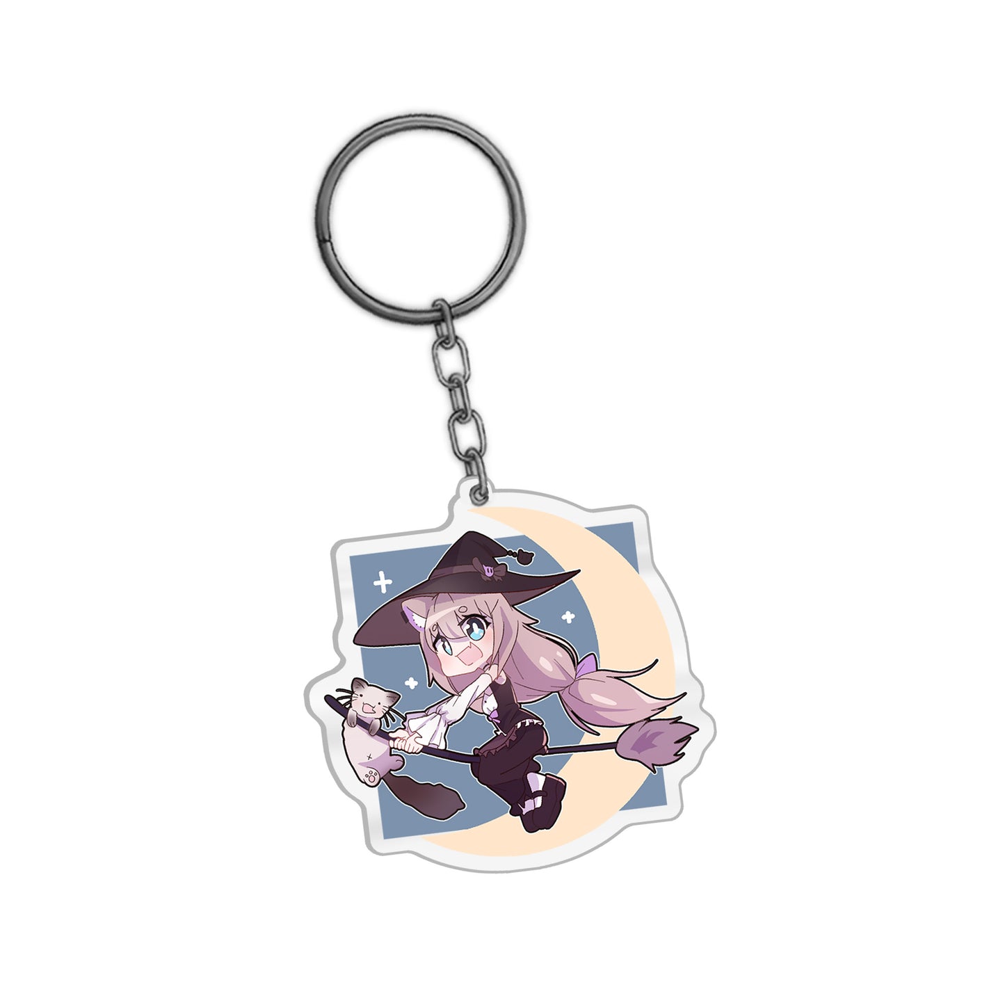 Fuwa Over the Moon Keychain