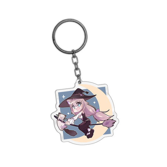 Fuwa Over the Moon Keychain