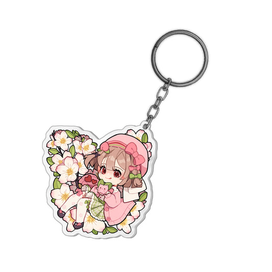 ProjektMomo Peach Love Keychain