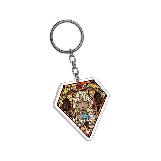 Ciri_vt Stained Glass Acrylic Keychain