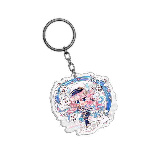 NatsuNami Flowing Chaos Keychain