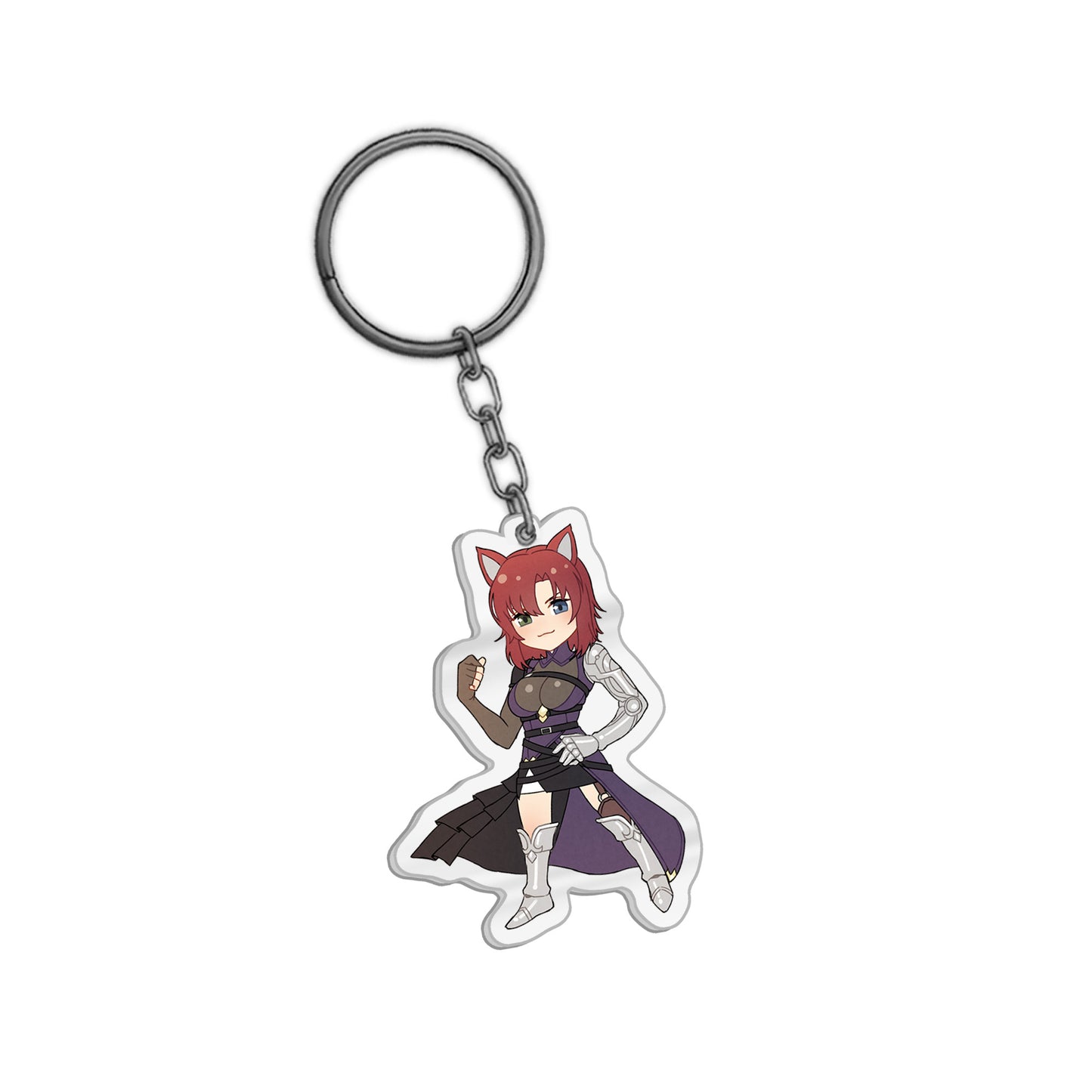 CyberCatVT Chibi Keychain