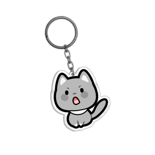 Peachuri Surprised Keychain