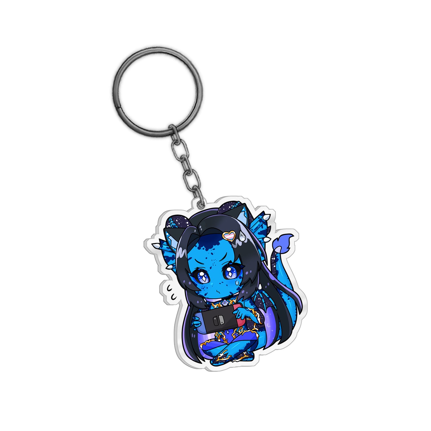 ChonkyLotus Gaming Acrylic Keychain