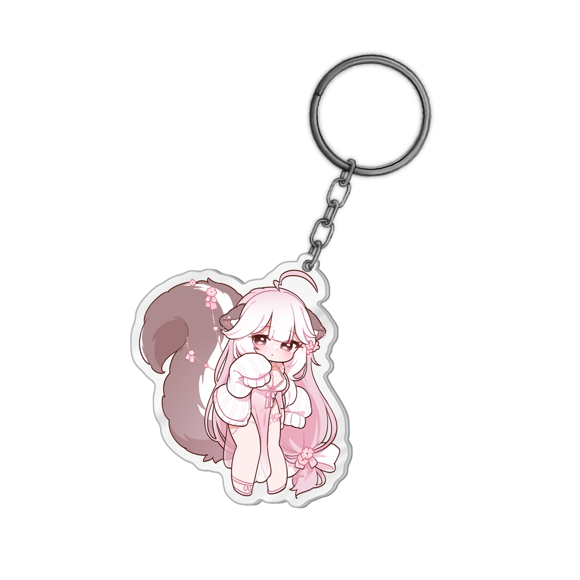 Sakurah Bashful Keychain – UwU Market