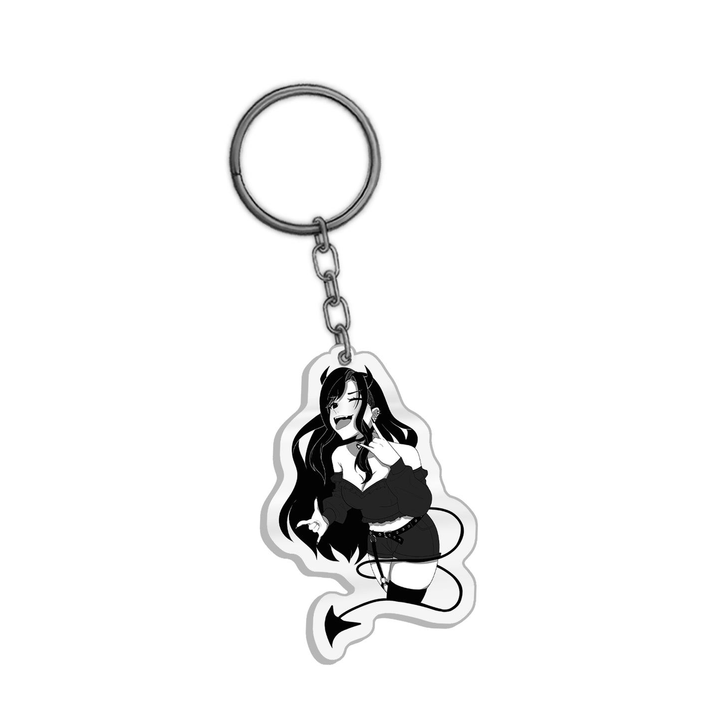 PuffyPeach Chaos Keychain