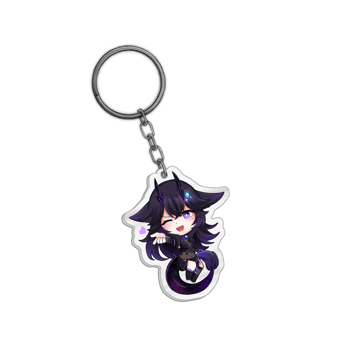 LunaEmery Chibi Love Keychain