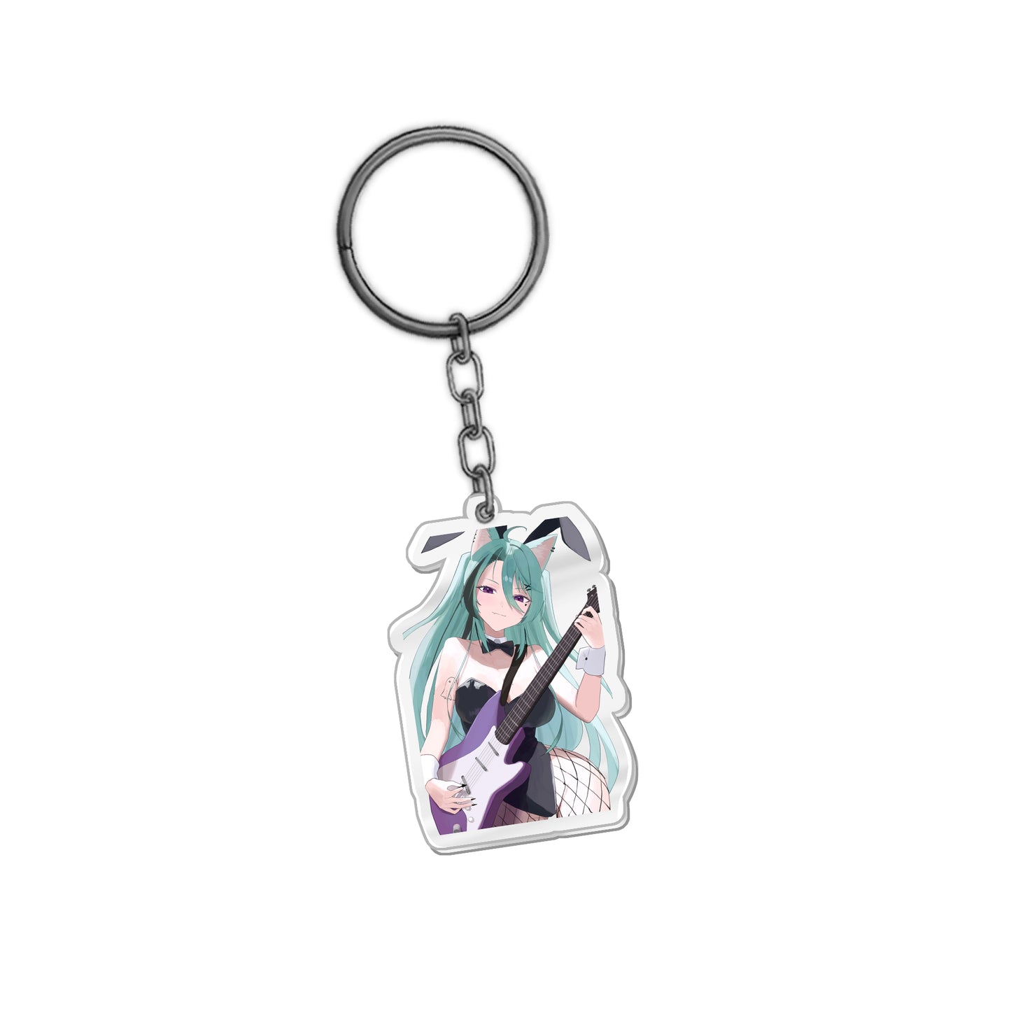 Dreamcatcher Bunny Rock Acrylic Keychain