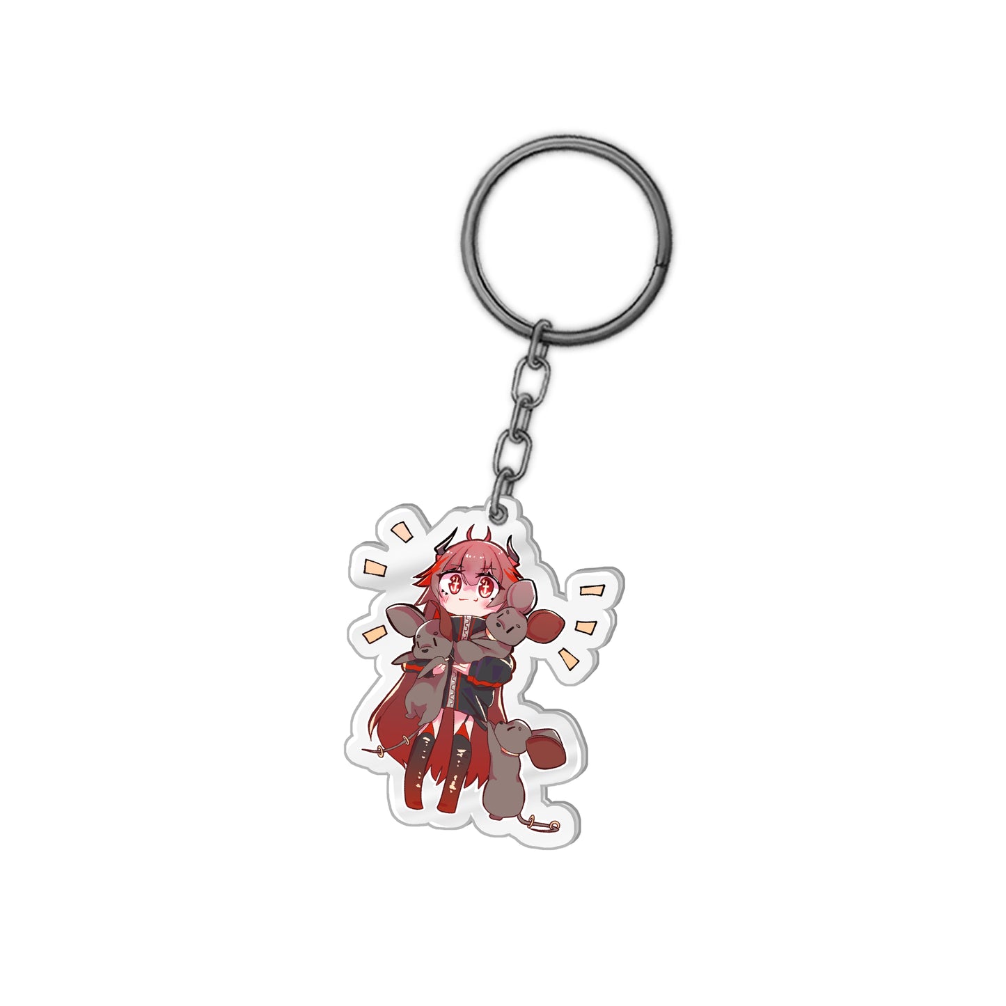 FiFiGoesRee & Friends Keychain