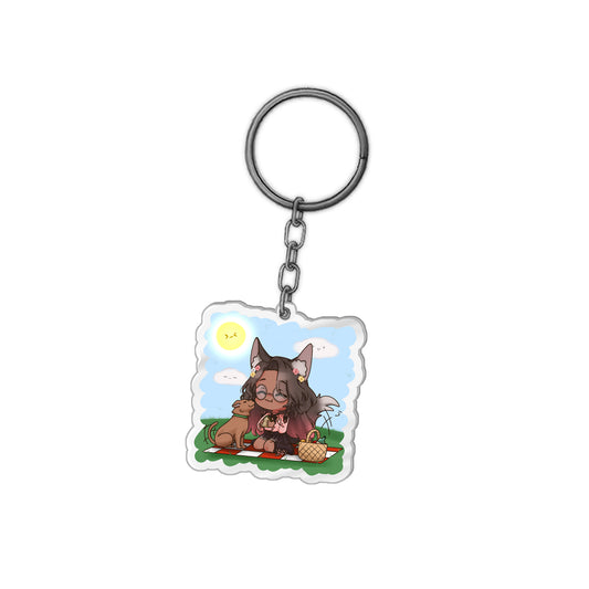 JoannaBeans Friendly Picnic Keychain