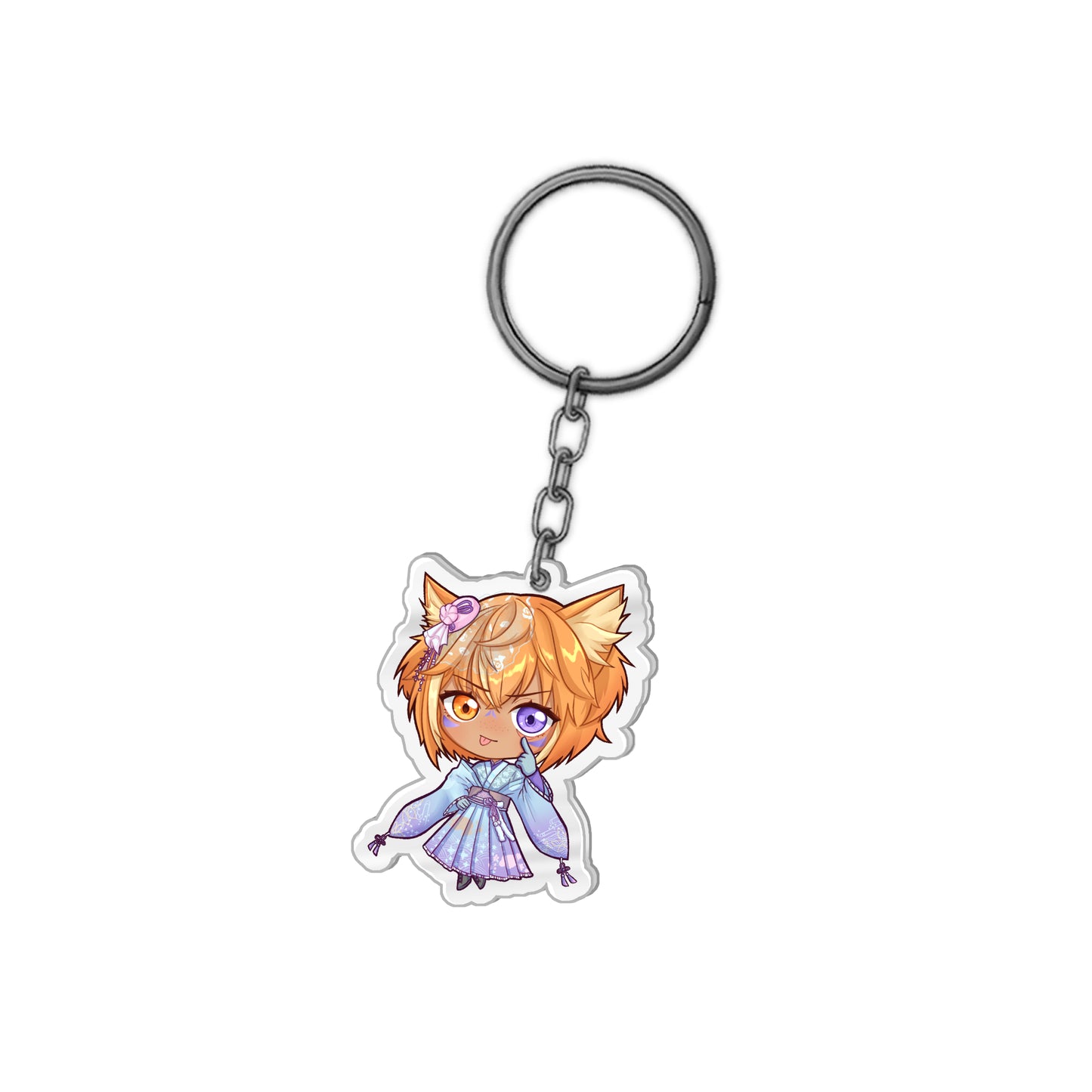 Kaori Lupine Blep Acrylic Keychain