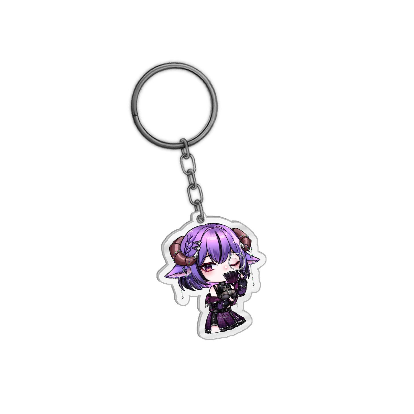 Kuromiya Lucien Spill the Tea Keychain