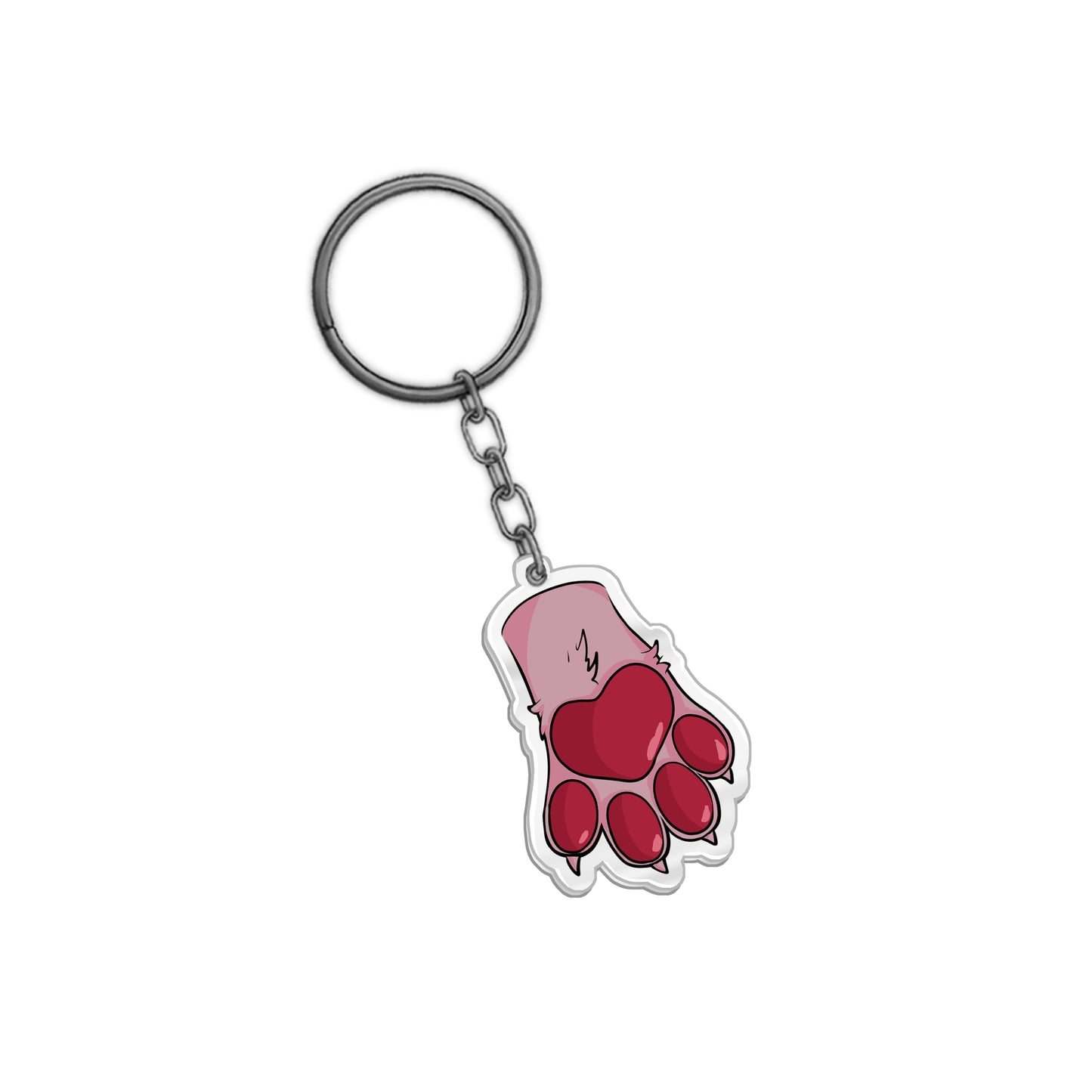 FoxyFurSure Beans Acrylic Keychain