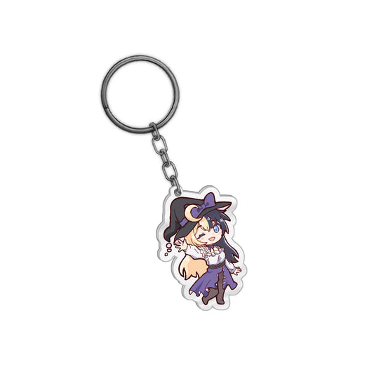 spellydoesart Chibi Wink Keychain