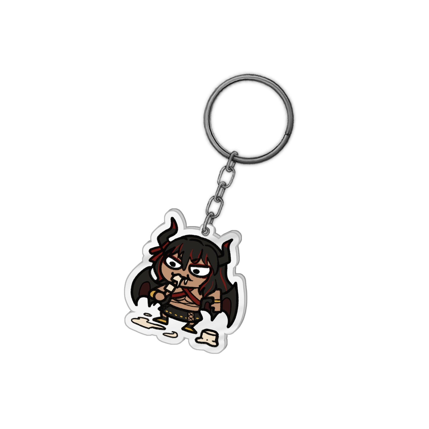 Aura Sin Marshmellow Gremlin Keychain