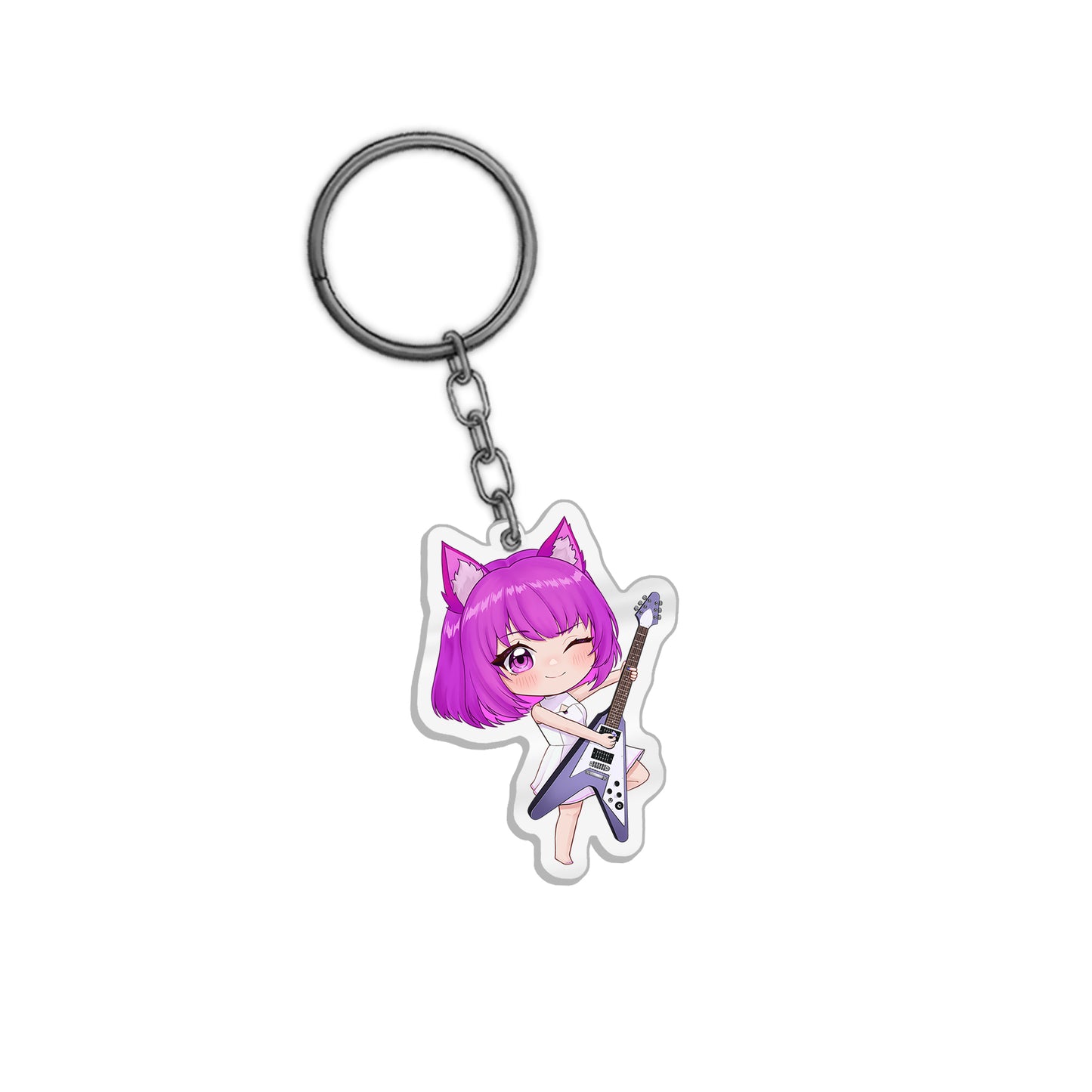 SakiMaster1 "Pocket Neko Rock!" Keychain