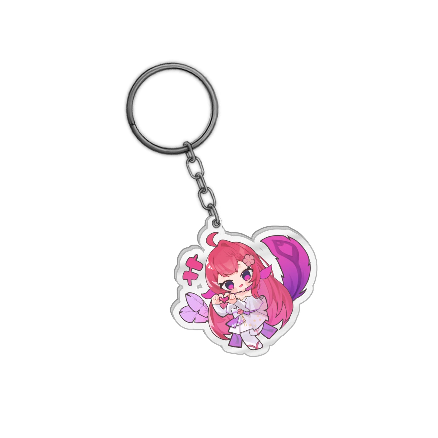 AuroraPhoenyx Chibi Love Keychain