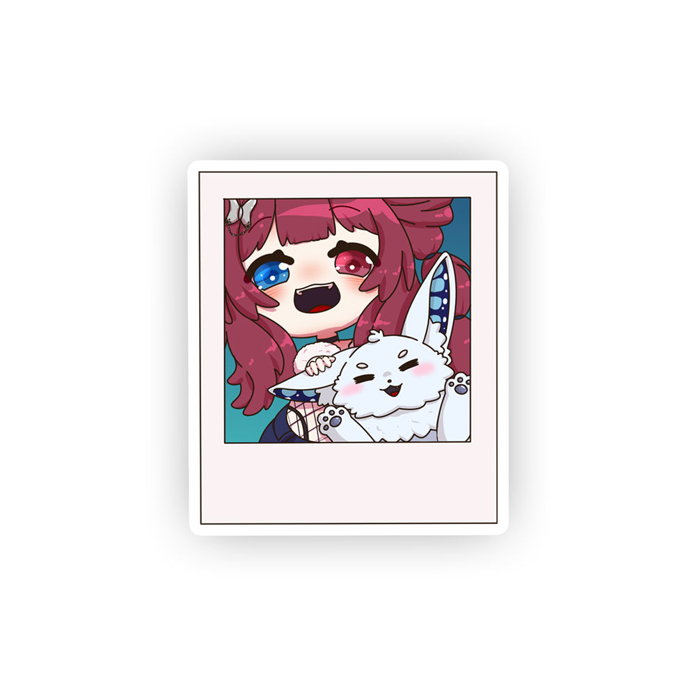 Aemilia and Fluffle Polaroid Sticker