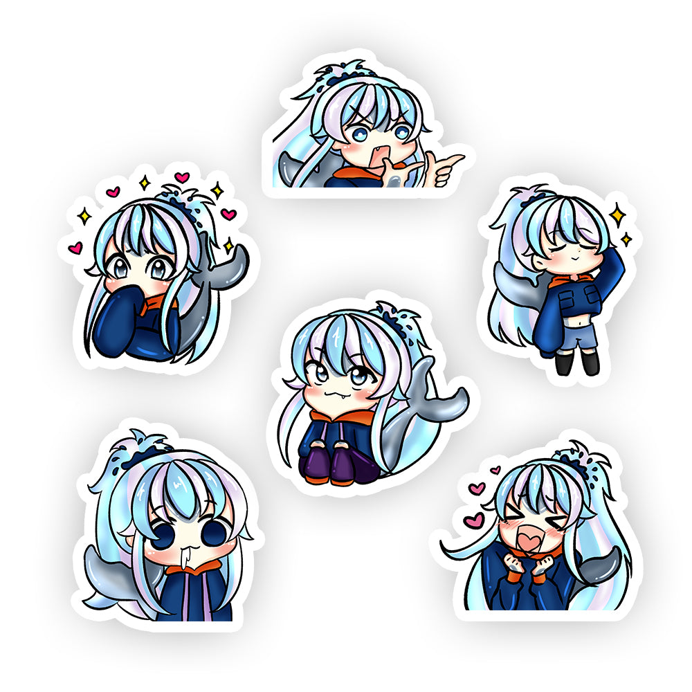 Aeru_Aureus Maui Dolphin Sticker Pack