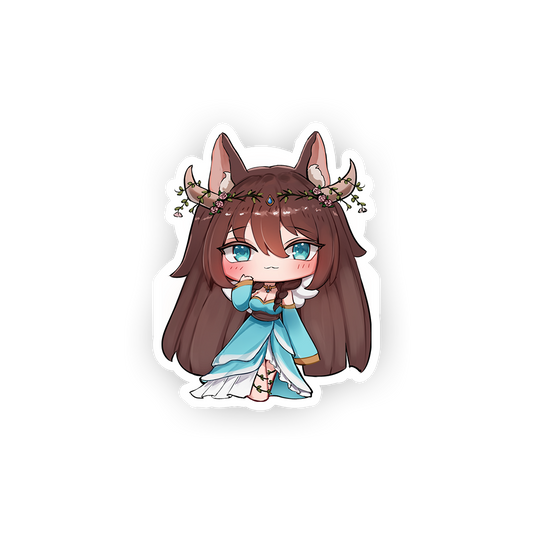 AetherealAri Chibi Jackalope Sticker