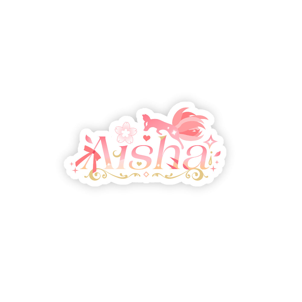 Aisha "Logo" Sticker