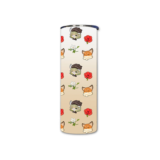 Alfhilde Foxes and Poppies Tumbler