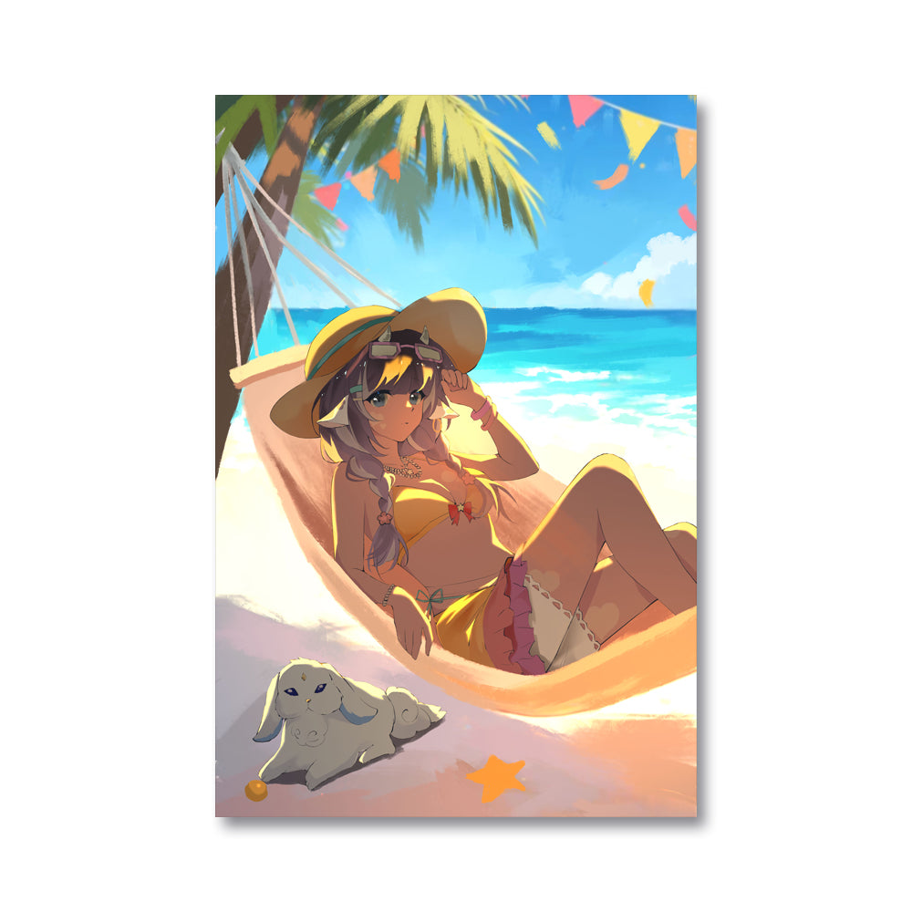 AloraVT "Beachside Relaxation" Poster