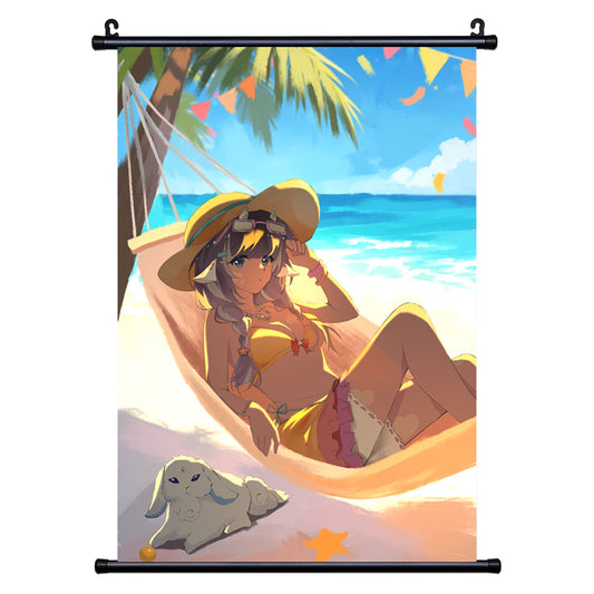 AloraVT "Beachside Relaxation" Wall Scroll